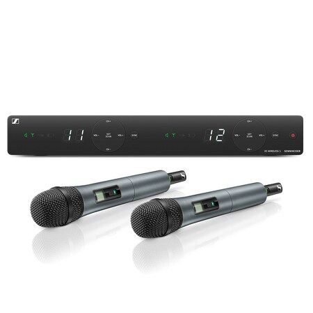 Sennheiser Wireless Dual Vocal Set. Includes (2) Skm 825-Xsw Handheld 508263